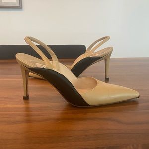 Manolo Blahnik sling-back pumps (GOING TODAY)